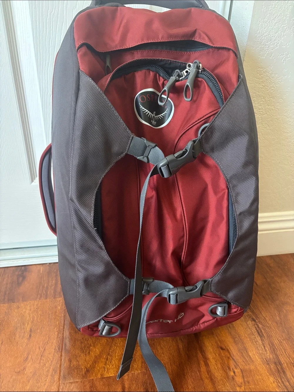 Osprey Porter 46 Bag Red Travel Packback